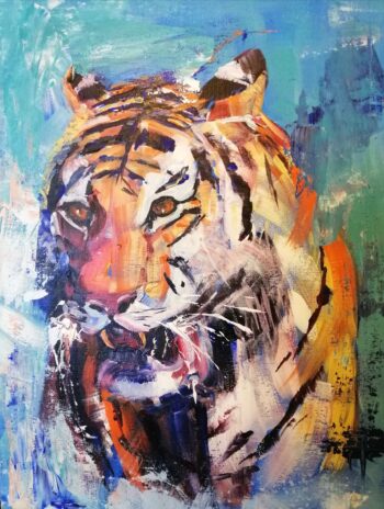 Paint a vibrant tiger with Box/materials - Image 6