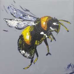 Paint Busy Mini Bees In Acrylic with box materials DISCONTINUED