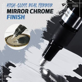 Mirror Pen Marker Reflective Paint Metal Pen Chrome Art Silver