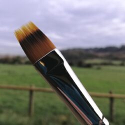 Marilyn Allis Rake water colour and acrylic brush